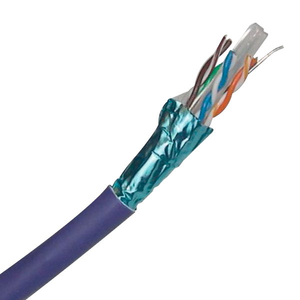 EXCEL®® Category 6 Cable F/UTP Dca LS0H 305m Reel - Violet [100-076]