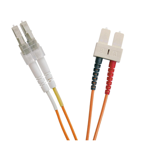 OM2 FO Patch Lead LC-SC 50/125 Duplex LS0H Orange 15 M [200-094]