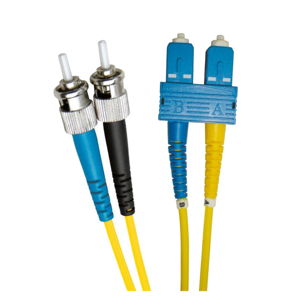 OS2 FO Patch Lead ST-SC 09/125 Duplex LS0H Yellow 15 M [200-105]