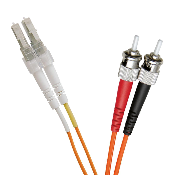 OM2 FO Patch Lead LC-ST 50/125 Duplex LS0H Orange 10 M [200-180]