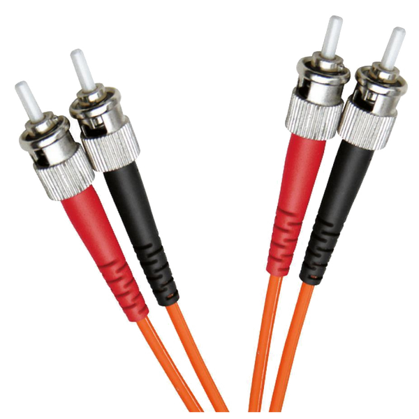 OM2 FO Patch Lead ST-ST 50/125 Duplex LS0H Orange 15 M [200-286]