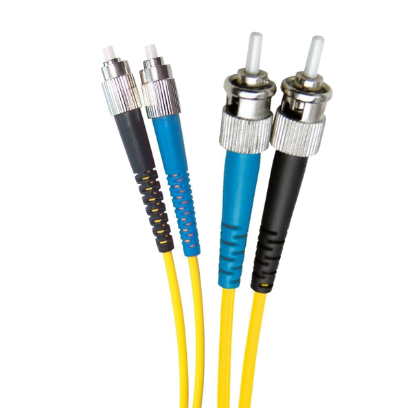 OS2 FO Patch Lead FC-ST 09/125 Duplex LS0H Yellow 5 M [200-513]