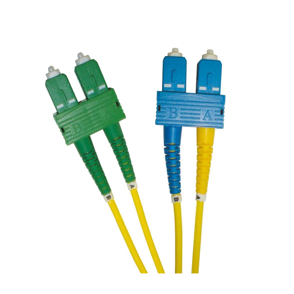 OS2 FO Patch Lead SC/UPC-SC/UPC 09/125 Duplex LS0H Yellow 3 M [201-023]