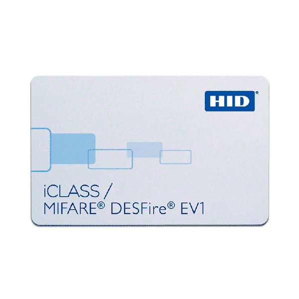 HID® iCLASS™ 32k (16k/2 + 16k/1) + DESFire™ Card [2423xK (EV1)]