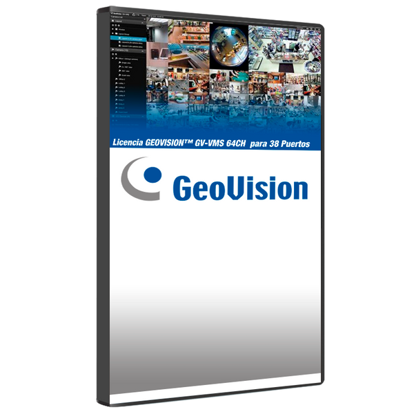 GEOVISION™ GV-VMS 64-Channel License with 38 Third-Party Channels [55-VMSP064-0038]