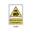 Warning & Danger Signboard Type 1 (Plastic Sheet - Class A) [A-204-A]