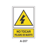 Warning & Danger Signboard Type 1 (Plastic Sheet - Class B) [A-207-B]