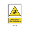 Warning & Danger Signboard Type 1 (Plastic Sheet - Class B) [A-216-B]