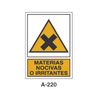 Warning & Danger Signboard Type 1 (Plastic Sheet - Class A) [A-220-A]