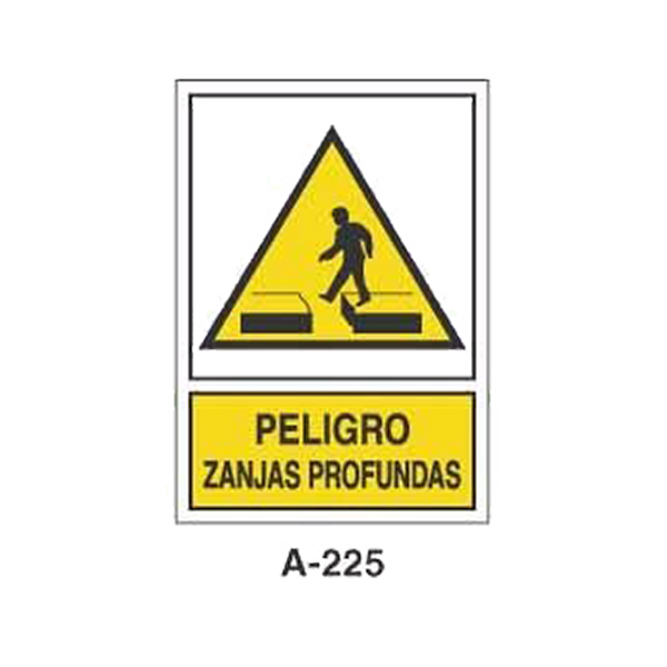 Warning & Danger Signboard Type 1 (Plastic Sheet - Class A) [A-225-A]