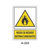 Warning & Danger Signboard Type 1 (Plastic Sheet - Class A) [A-233-A]