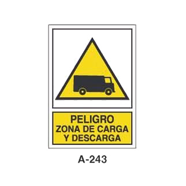 Warning & Danger Signboard Type 2 (Plastic Sheet - Class B) [A-243-B]