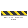 Adhesive Safety Signboard for Work Instructions [C-731]