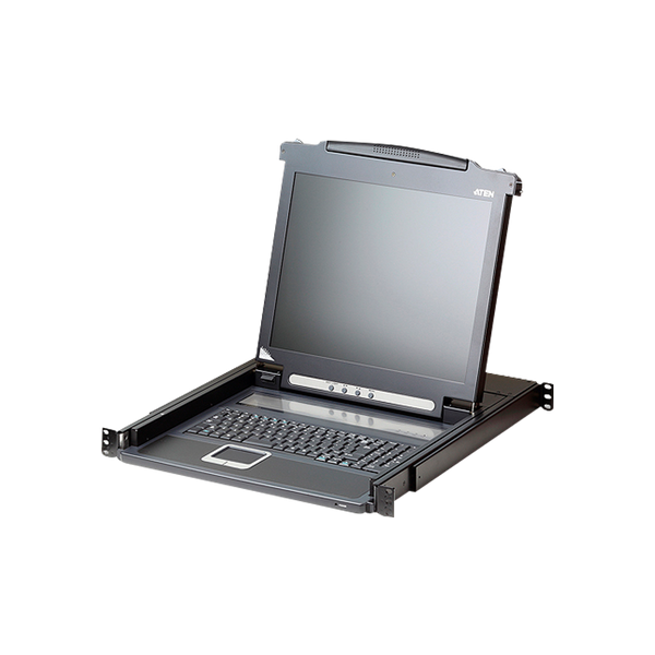 19'' LCD KVM ATEN™ LCD Console/Switch [CL1308N-ATA-XG]