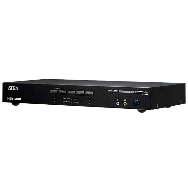 4-Port USB 3.0 4K HDMI Dual Display KVMP™ ATEN™ Switch [CS1844-AT-G]