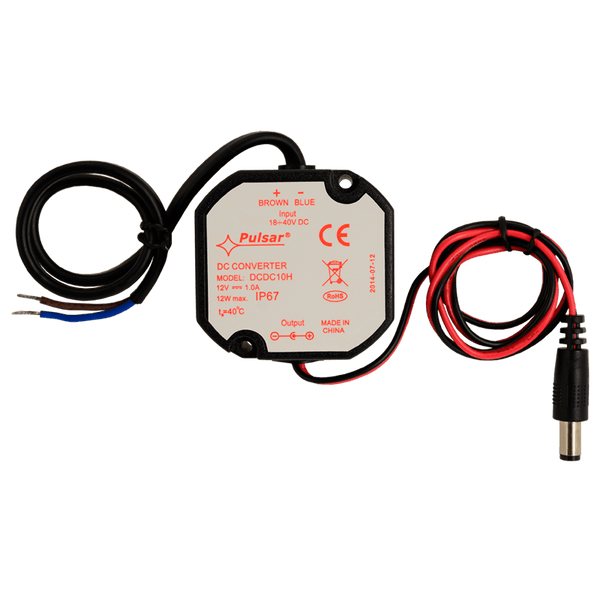 PULSAR® DC/DC 1Amp (12VDC) Power Converter/Reducer (Jack Output) [DCDC10H]