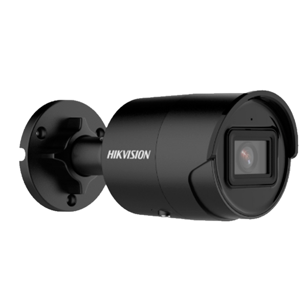 HIKVISION™ 4MPx 2.8mm Bullet IP Camera with IR 80m (+Audio & Microphone) - Black [DS-2CD2086G2-IU/B]