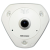 HIKVISION™ 360º IP Mini Dome (Fisheye) 6MPx 1.27mm with IR 3x15m (+Audio and Alarm) - Outdoor [DS-2CD6365G0E-IVS]