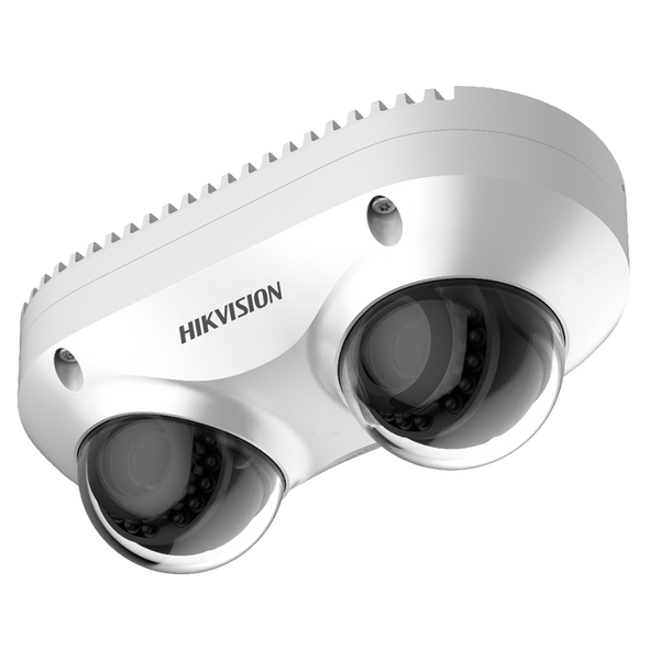 HIKVISION™ PanoVu IP minidome Bidirectional 5MPx 2.8mm with IR 10m [DS-2CD6D52G0-IHS]