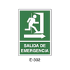 Emergency/Evacuation Signboard Type 1 (Plastic Sheet - Class A) [E-302-A]