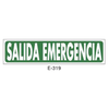 Emergency/Evacuation Signboard Type 1 (Plastic Sheet - Class B) [E-319-B]