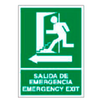 Emergency/Evacuation Signboard Type 1 (Plastic Sheet - Class A) [E-323-A]