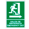 Emergency/Evacuation Signboard Type 1 (Plastic Sheet - Class B) [E-324-B]