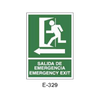 Emergency/Evacuation Signboard Type 1 (Plastic Sheet - Class A) [E-329-A]