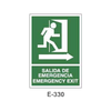 Emergency/Evacuation Signboard Type 1 (Plastic Sheet - Class A) [E-330-A]