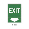 Emergency/Evacuation Signboard Type 2 (Plastic Sheet - Class A) [E-365-A]