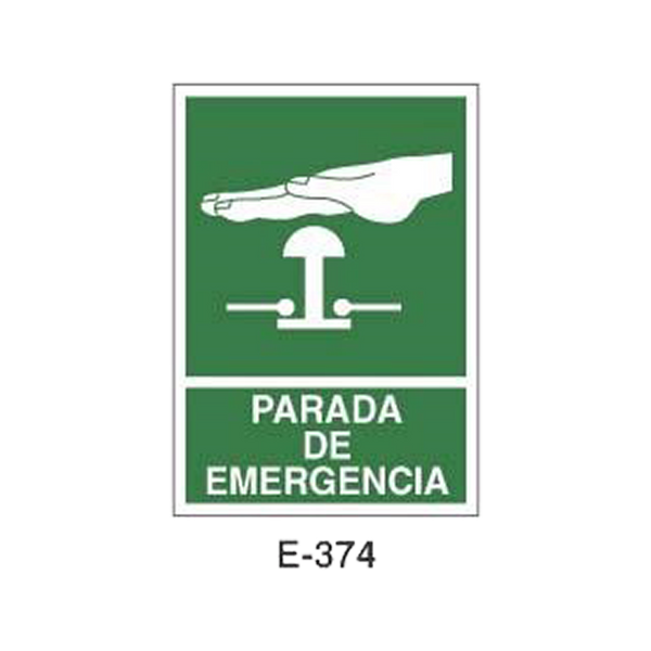 Emergency/Evacuation Signboard Type 3 (Plastic Sheet - Class A) [E-374-A]