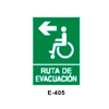 Emergency/Evacuation Signboard for Disabled People (Plastic Sheet - Class A) [E-405-A]