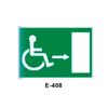 Emergency/Evacuation Signboard for Disabled People (Plastic Sheet - Class A) [E-408-A]