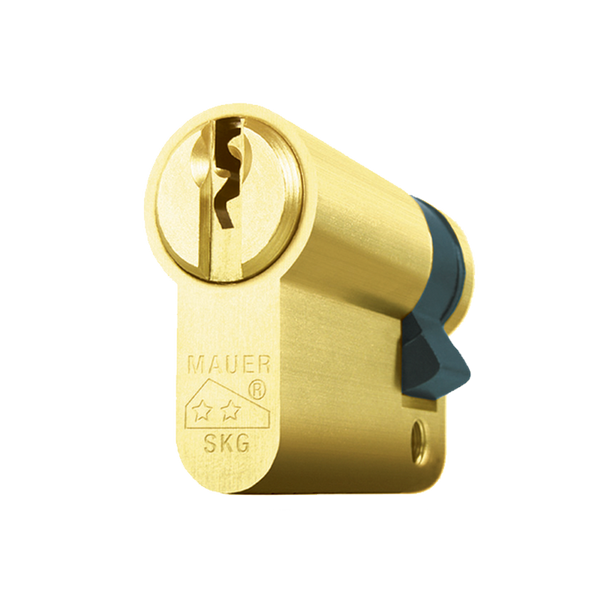 MAUER® Elite™ Half-Cylinder (61/9mm) Brass [E619L]