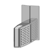 GUNNEBO® SpeedStile™ FP BA (Left) Automatic Swing Gate - Special Width [FP-BA-LF-900-1800]