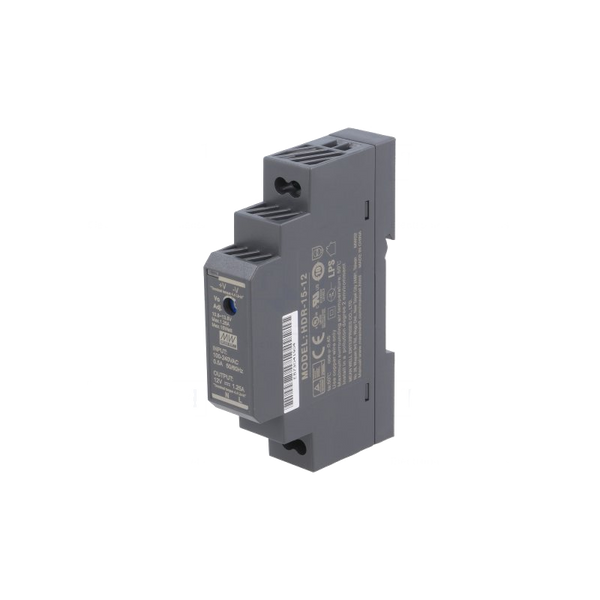 MEANWELL® HDR-15 Power Supply Unit [HDR-15-12]