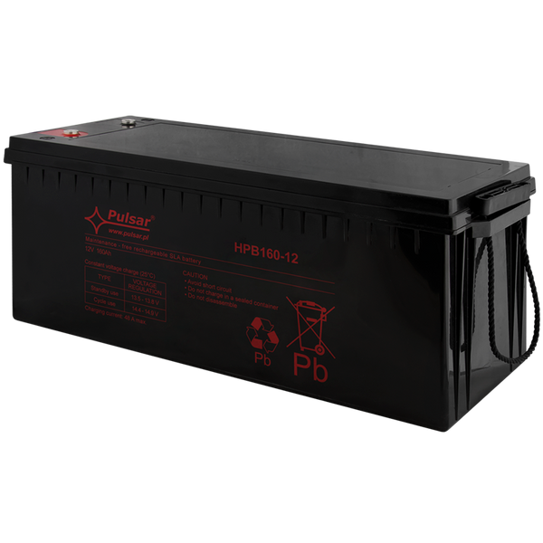 PULSAR® HPB Serie 12 VDC/160Ah Battery (5-8 Years Lifespan) [HPB160-12]