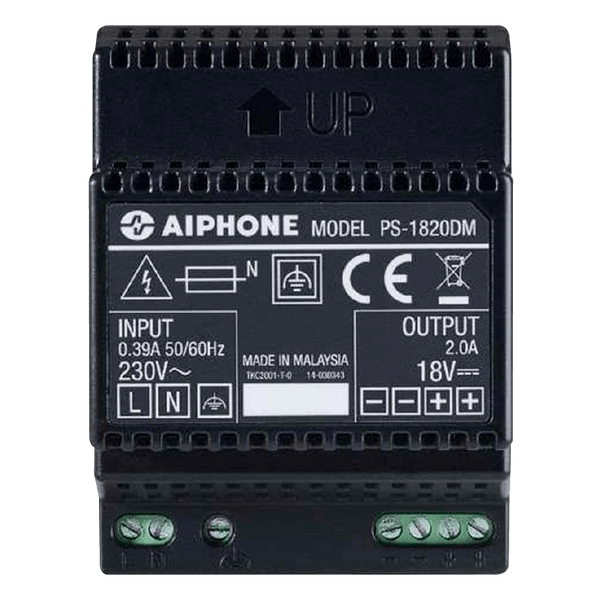 AIPHONE™ PS-1820DM Power Supply Unit (DIN Rail) [I918EF]