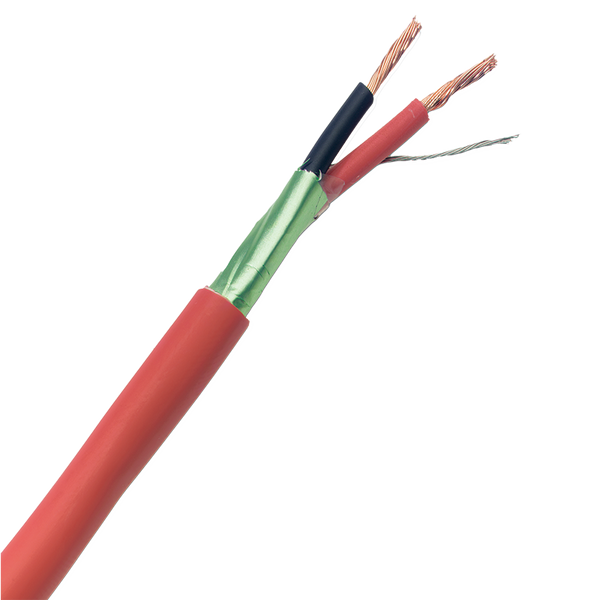 Cable de Alarma de Incendios (Libre de Halógenos) 2x1.5 mm² (ROJO) [KAL21A]