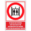 Prohibition and Fire Signboard Type 1 (Plastic Sheet - Class B) [P-127-B]