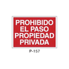 Prohibition and Fire Signboard Type 2 (Plastic Sheet - Class A) [P-157-A]