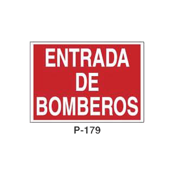 Prohibition and Fire Signboard Type 3 (Plastic Sheet - Class A) [P-179-A]