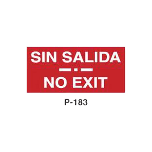 Prohibition and Fire Signboard Type 3 (Plastic Sheet - Class A) [P-183-A]