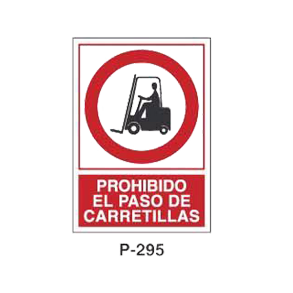 Prohibition and Fire Signboard Type 6 (Plastic Sheet - Class A) [P-295-A]