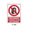 Prohibition and Fire Signboard Type 6 (Plastic Sheet) [P-306-A]