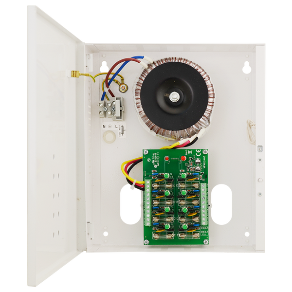 PULSAR® 24VAC / 6A / 8x0,75A Power Supply Unit in Metal Enclosure [PSAC08246]