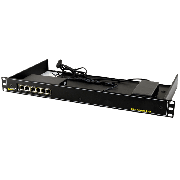 PULSAR® 4-Port (+2 Uplink) PoE+ Switch for 4 IP Cameras - 48W - Rack 19" [RS64]