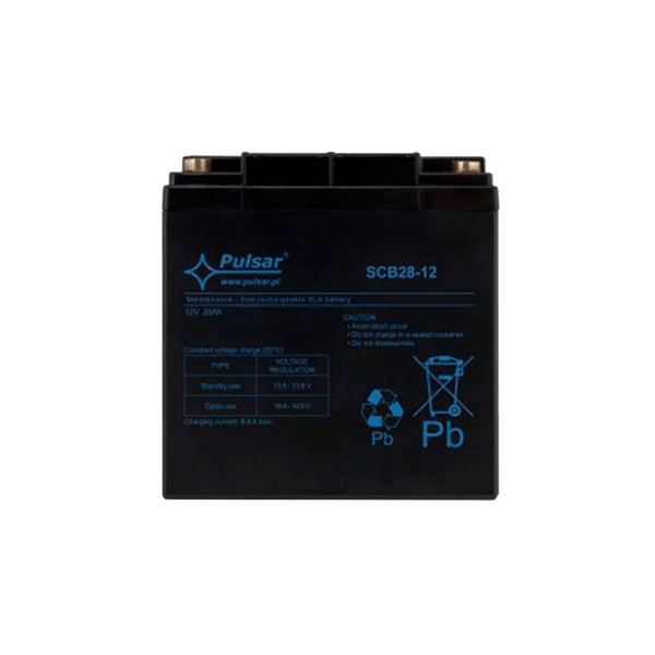 PULSAR® SCB Serie 12 VDC/28Ah Battery (3-5 Years Lifespan) [SCB28-12]