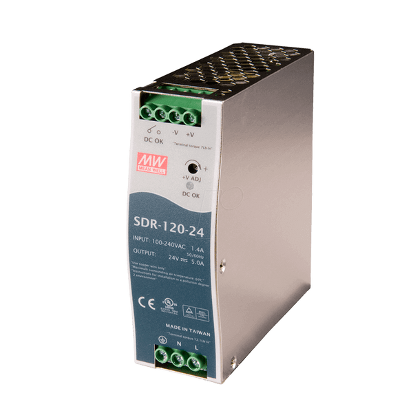 MEANWELL® SDR-120 Power Supply Unit [SDR-120-24]