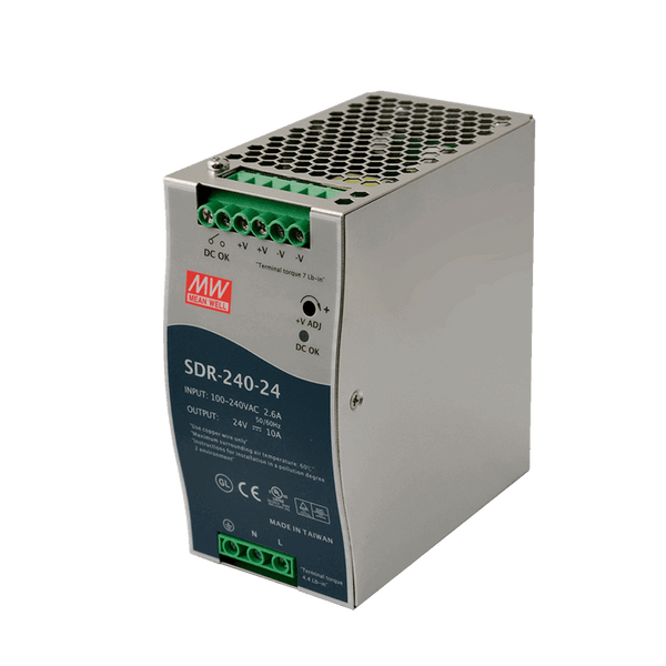 MEANWELL® SDR-240 Power Supply Unit [SDR-240-24]